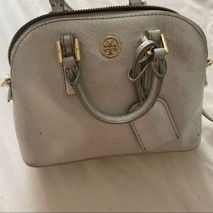Tory Burch Small Crossbody Bag Silver